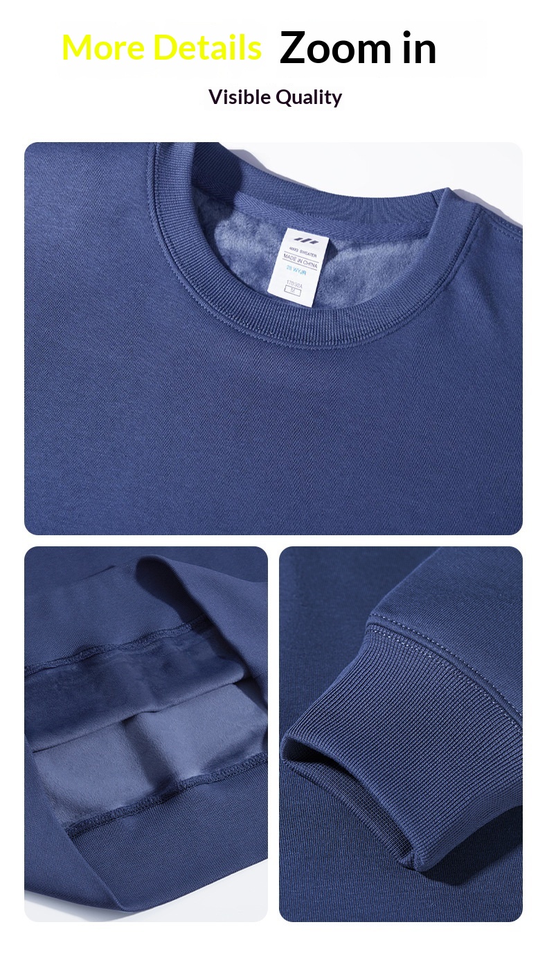 Tricot pour garçon, motif oiseau jaune | Sweat-shirt épais doublé polaire Silver Fox 400 g pour homme, col rond ample, couleur unie_voghion.com