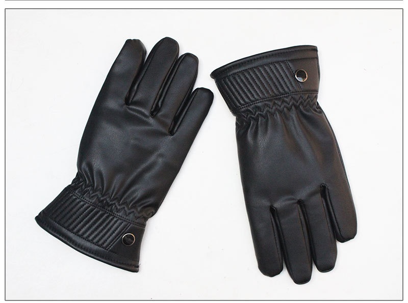 boy Boy Boy Autumn Winter New Down Cotton Leather Men Touch Screen Windproof Fleece Lined Thickened Motorcycle Driving Warm Ski_voghion.com