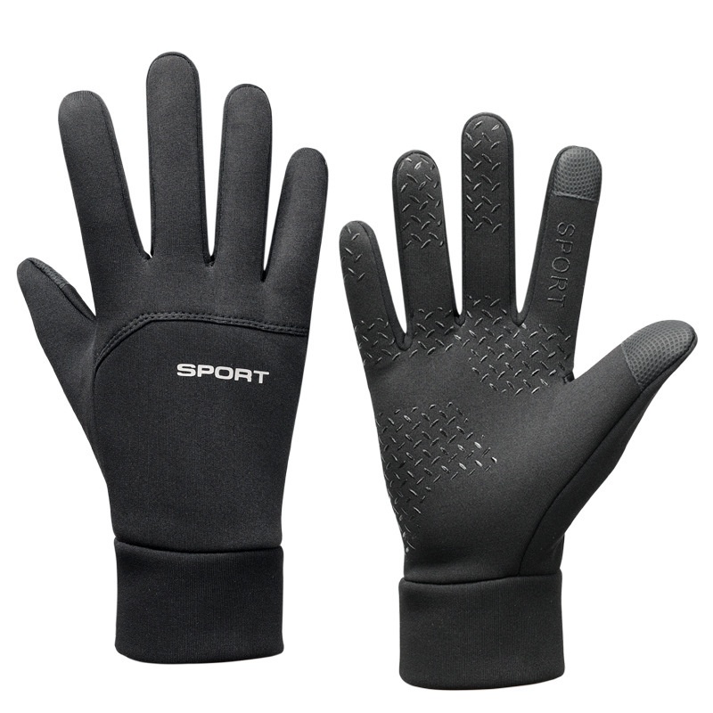boy Boy Boy Winter Warm Men Full Finger Touch Screen Driving Skiing Waterproof Windproof Coldproof Non-slip Outdoor Riding Gloves_voghion.com