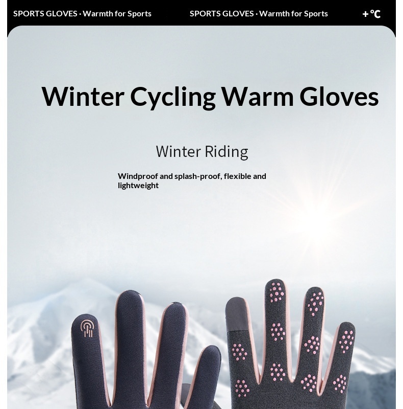 Guanti invernali caldi Boy Boy per donna e uomo, compatibili con touchscreen, antivento, resistenti all'acqua, foderati in pile, spessi_voghion.com