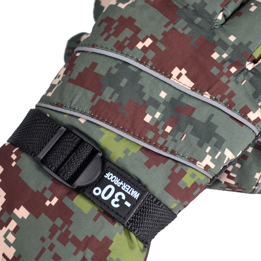 Guanti invernali caldi e spessi mimetici per uomo, sci, ciclismo, nord-est, antifreddo, impermeabili, antivento, taglia grande_voghion.com