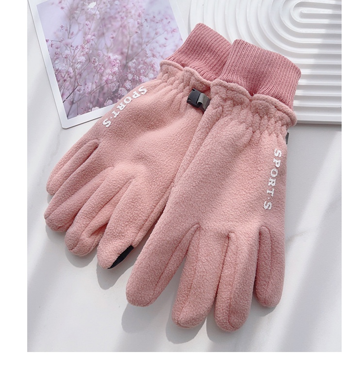 Gants pour homme et femme, chauds et coupe-vent, en polaire, parfaits pour l'hiver, le vélo électrique et les écrans tactiles. Style couple._voghion.com
