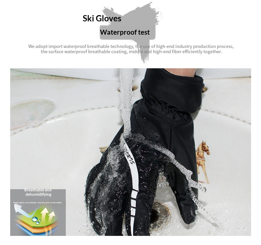 boy Boy Boy Winter 0935 Men's Motorcycle Fleece Lined Thickened Warm Cold-Resistant Water-Repellent Ski Gloves_voghion.com