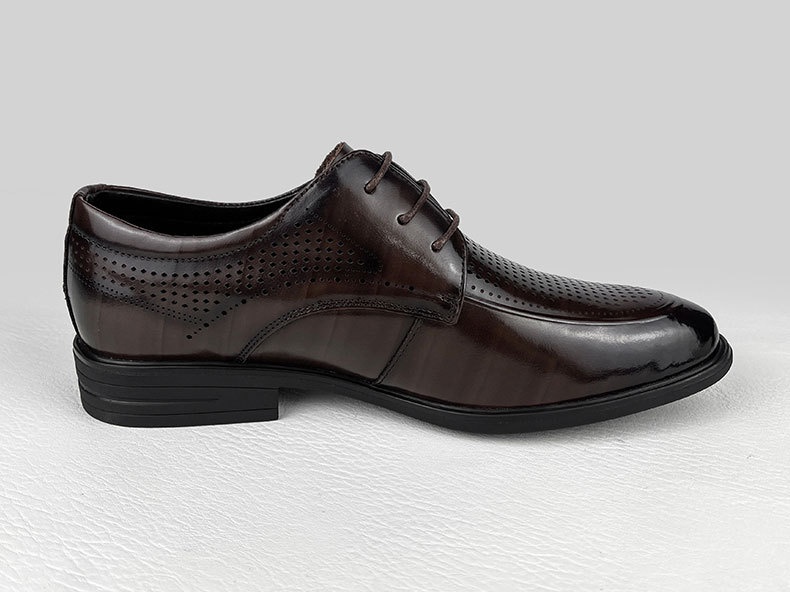 Scarpe derby da uomo Voyage Formal, estive, traspiranti, in rete, da ufficio, in vera pelle, primo strato, in pelle bovina_voghion.com