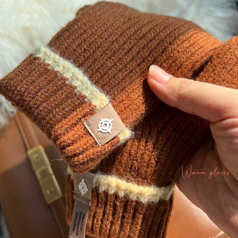 boy Boy Boy Colors You Should Have ~ Fashionable Goodies Warm Women's Knitted Fingerless Gloves For Cold Weather Cycling Winter Men_voghion.com