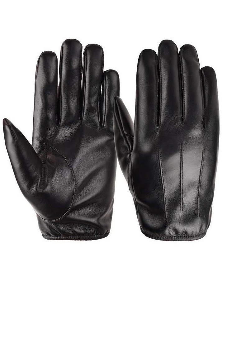 Neue Herren-Winterhandschuhe aus PU-Leder, gefüttert mit Fleece, dick und warm, für Autofahren, Radfahren und Fitness mit Touchscreen-Funktion_voghion.com