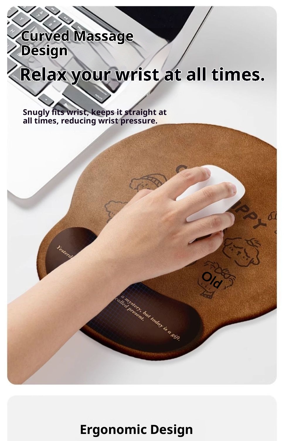 NeoGear NeoGear NeoGear Cartoon Cute Dog Rest Mouse For Girls Wrist Support Integrated Computer Keyboard Pad Office Desk Mat_voghion.com