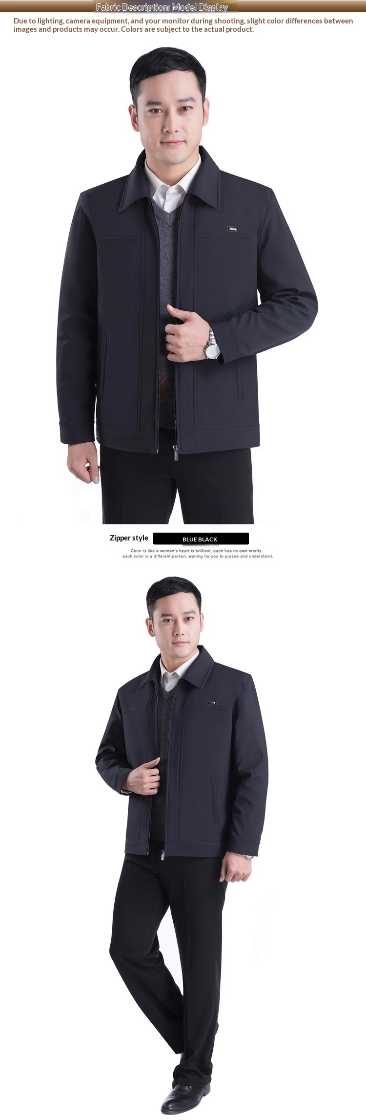 Frühlingsjacke für Jungen, Freizeitjacke, Herrenbekleidung für Männer mittleren und höheren Alters, Herbstoberbekleidung für Senioren_voghion.com