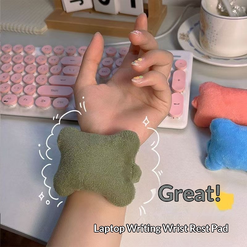 NeoGear NeoGear NeoGear NeoGear Cute Support Elastic Band Fresh Plaid Small Pillow Mouse Pad Typing Office Wrist Cushion_voghion.com