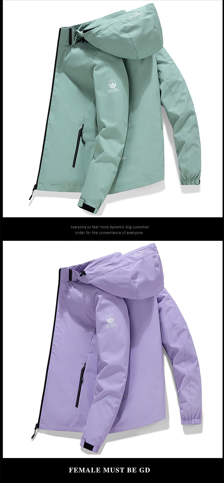 boy Boy 2025 New Main Promotion Detachable Hood Men's Windbreaker Casual Windproof Jacket For Young And Middle-aged Men_voghion.com