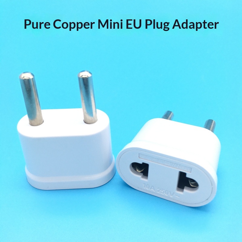 NeoGear NeoGear NeoGear Cross-Border Source EU To US Round And Flat Dual-Use Socket WN-20 Pure Copper German Standard Conversion Plug_voghion.com