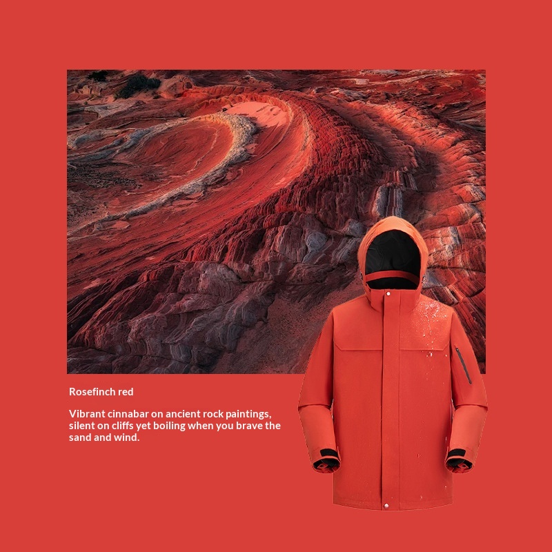 boy Boy Tuo Road Same Style Jacket Women Three-in-One Men Outdoor Windproof Waterproof Mountaineering Clothing Coat Enterprise_voghion.com