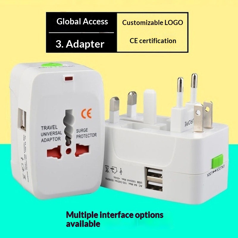 NeoGear NeoGear NeoGear Steckeradapter Universal-Weltweit-Konverter EU-Standard Reise-International-Steckdosen-Ladegerät Multi-Länder_voghion.com