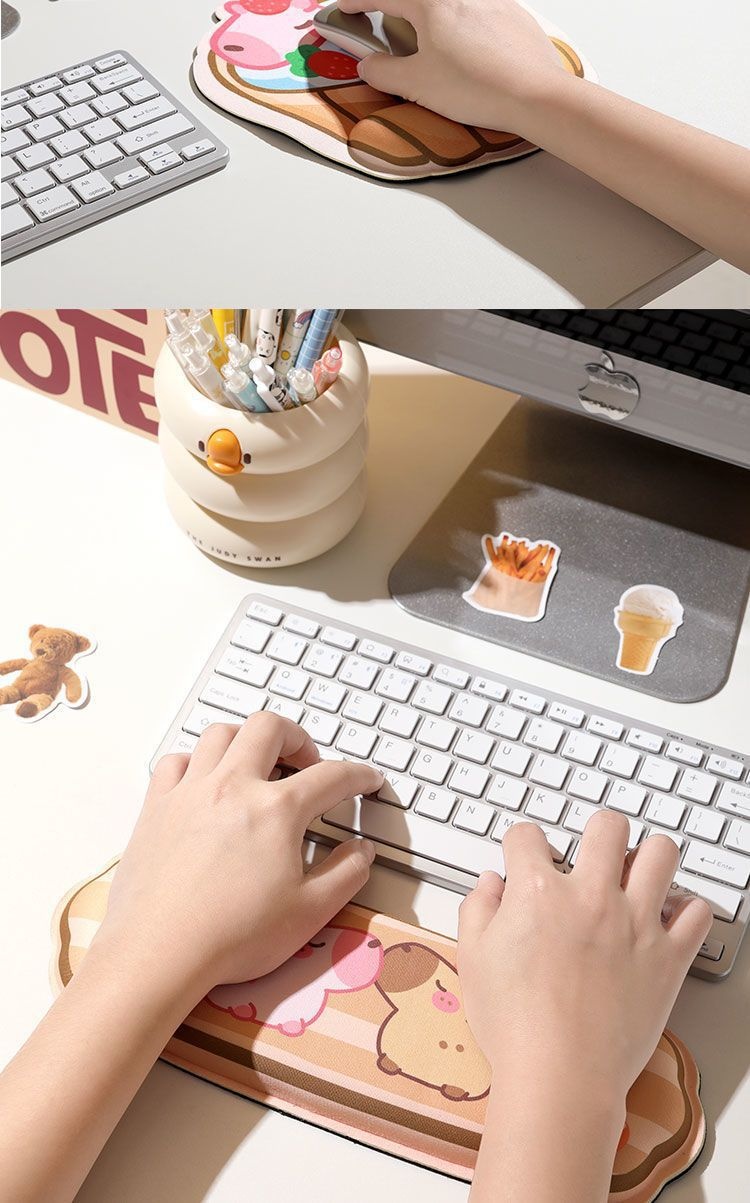 NeoGear NeoGear NeoGear Tapis de souris/repos créatif style hippopotame mignon et dessin animé pour le bureau_voghion.com