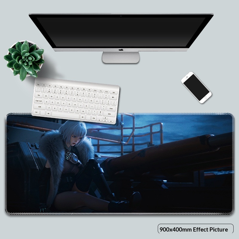 NeoGear NeoGear NeoGear Linglong Mouse Extra Large Tappetino per tastiera da gioco per computer Lavabile Resistente allo sporco Dropshipping Anime Desk Mat Supply_voghion.com