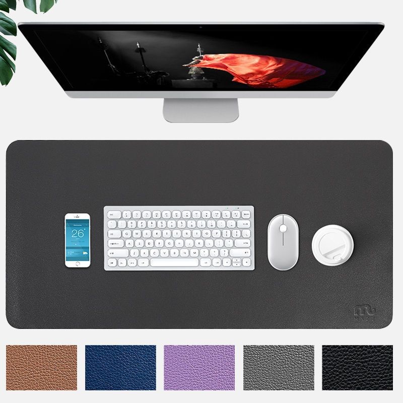 NeoGear NeoGear Mouse in pelle Extra Large Supporto per polso Gaming Impermeabile Scrivania Scrittura Ufficio Tastiera Pad Tappetino confortevole_voghion.com