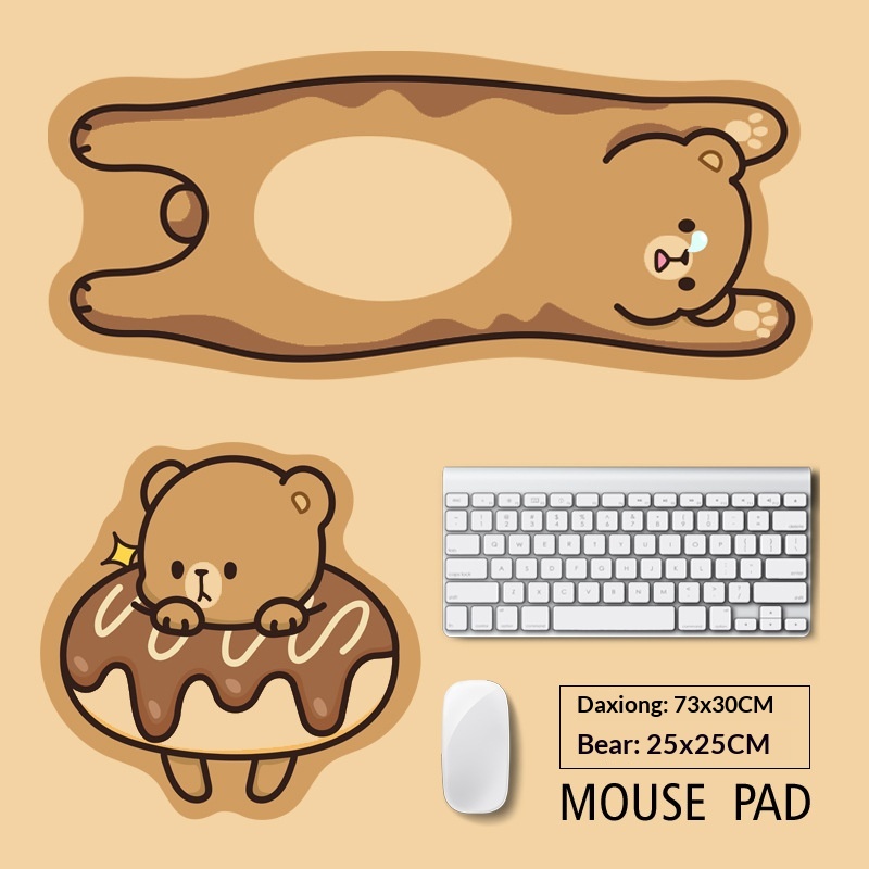 NeoGear NeoGear NeoGear Tappetino per mouse da ufficio con animali dei cartoni animati a forma speciale all'ingrosso_voghion.com