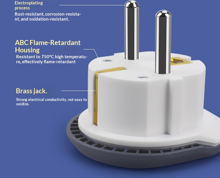 NeoGear NeoGear NeoGear NeoGear Deutscher Steckdosen-EU-Standard Bali Russland Deutschland Reise-Netzadapter Steckerkonverter_voghion.com