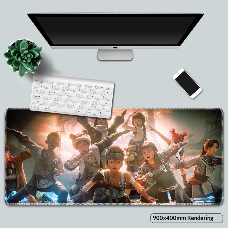 NeoGear NeoGear NeoGear Linglong Mouse Extra Large Tappetino per tastiera da gioco per computer Lavabile Resistente allo sporco Dropshipping Anime Desk Mat Supply_voghion.com