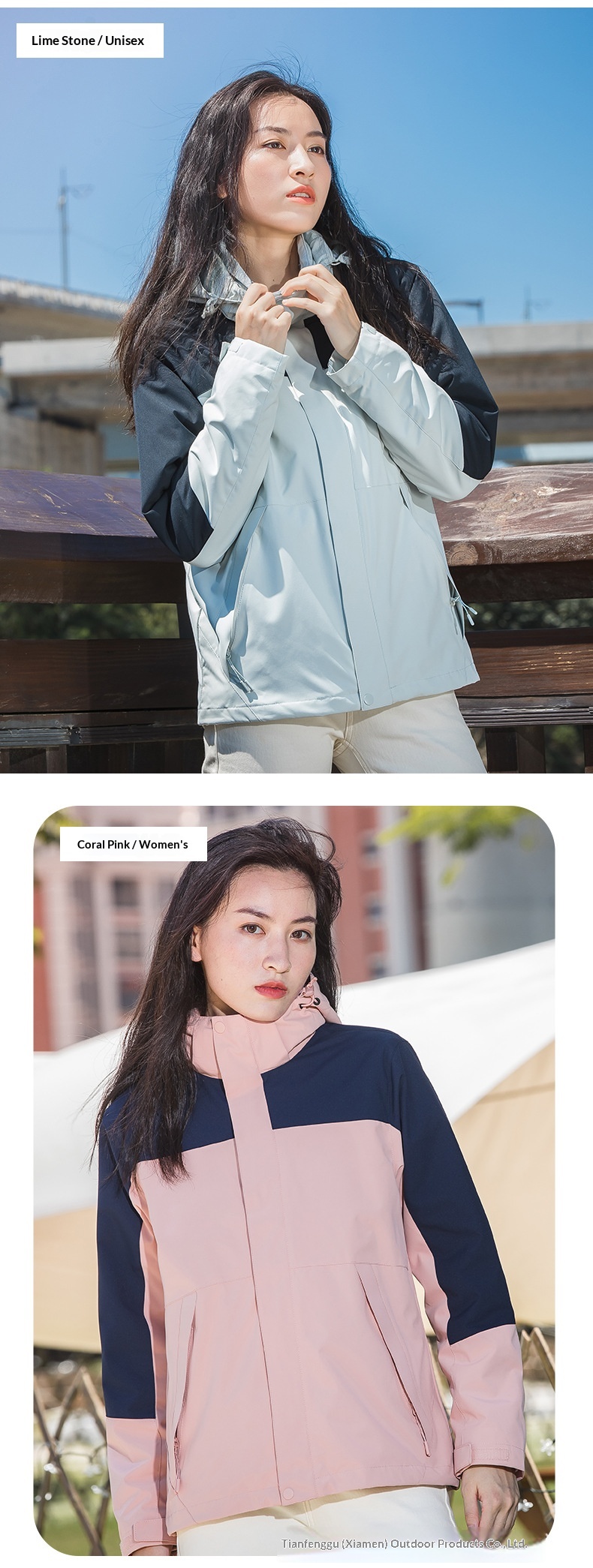 Boy Outdoor 3-in-1 Jacke Herren Trendige Kälteschutzbekleidung Damen Zweiteiliger Skianzug Winddicht Wasserdicht Maßanfertigung_voghion.com