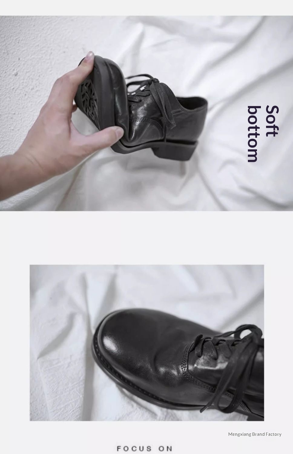 WalkPrime Japanese Retro For Men Dark Black Yamamoto Handmade Trendy Unique Vintage Genuine Leather Soft Cowhide Shoes Summer_voghion.com