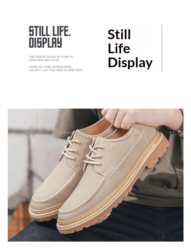 Voyage Wiosna Jesień Męskie Trendy Oryginalne Casualowe Oxfordy Praca Brytyjska Moda Skórzane Europejskie i Amerykańskie Buty Brogsy Dla Mężczyzn_voghion.com