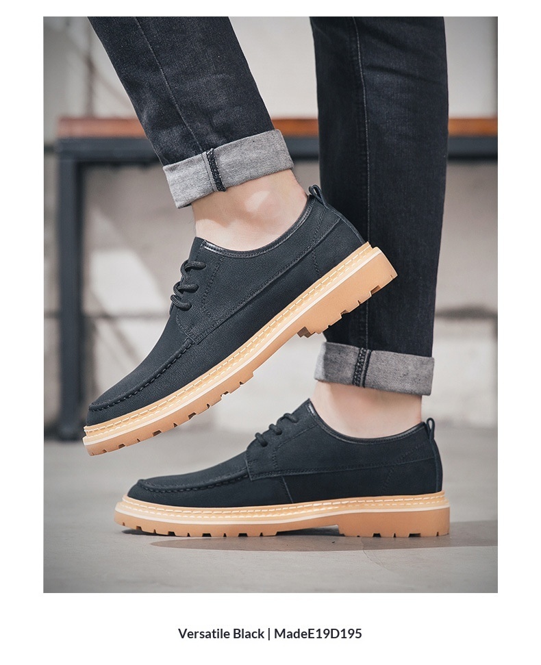 Voyage Wiosna Jesień Męskie Trendy Oryginalne Casualowe Oxfordy Praca Brytyjska Moda Skórzane Europejskie i Amerykańskie Buty Brogsy Dla Mężczyzn_voghion.com