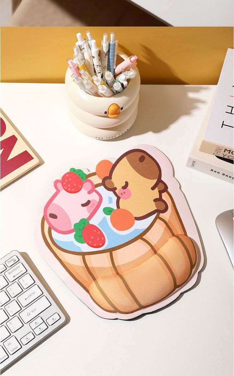 NeoGear NeoGear NeoGear Tapis de souris/repos créatif style hippopotame mignon et dessin animé pour le bureau_voghion.com