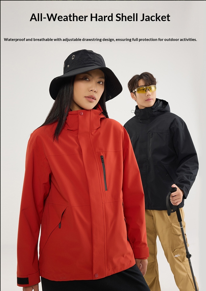 Veste de cyclisme 3 en 1 pour femme, doublée polaire, imperméable et coupe-vent, avec fermeture thermocollée, conforme aux normes nationales._voghion.com