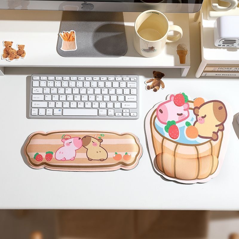 NeoGear NeoGear NeoGear Tapis de souris/repos créatif style hippopotame mignon et dessin animé pour le bureau_voghion.com