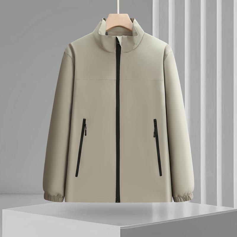 Giacca a vento sottile con colletto rialzato, da lavoro, antivento, impermeabile, da trekking, per bambini, primavera e autunno, personalizzata, stampata_voghion.com