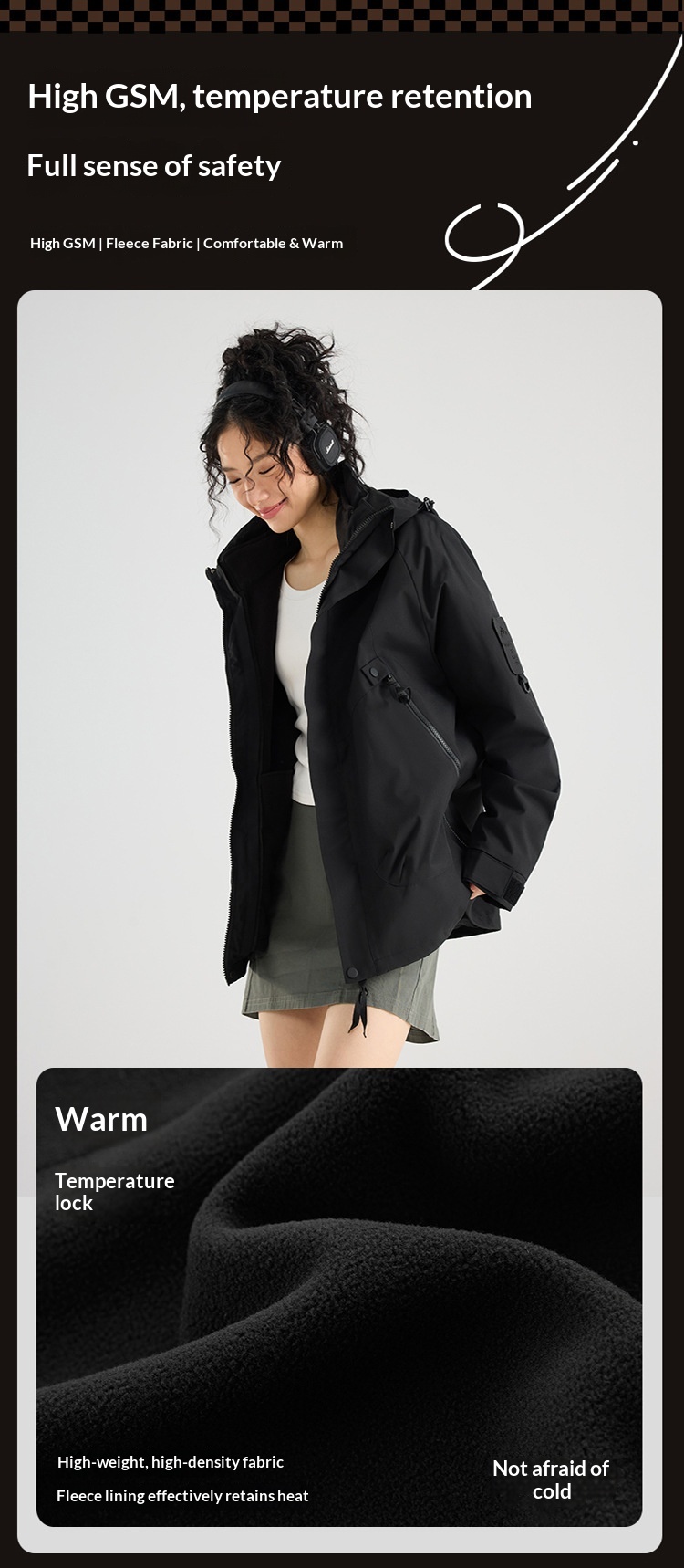 Boy Mountain Style Damen 3-in-1 Jacke Herren Outdoor Winddicht Wasserdicht Locker Übergröße Mantel Herausnehmbares Innenfutter_voghion.com