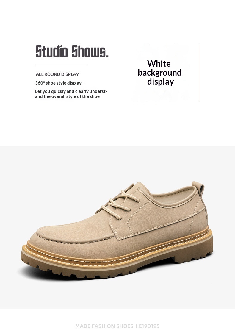 Voyage Wiosna Jesień Męskie Trendy Oryginalne Casualowe Oxfordy Praca Brytyjska Moda Skórzane Europejskie i Amerykańskie Buty Brogsy Dla Mężczyzn_voghion.com