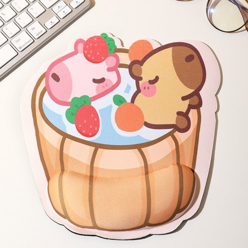 NeoGear NeoGear NeoGear Tapis de souris/repos créatif style hippopotame mignon et dessin animé pour le bureau_voghion.com