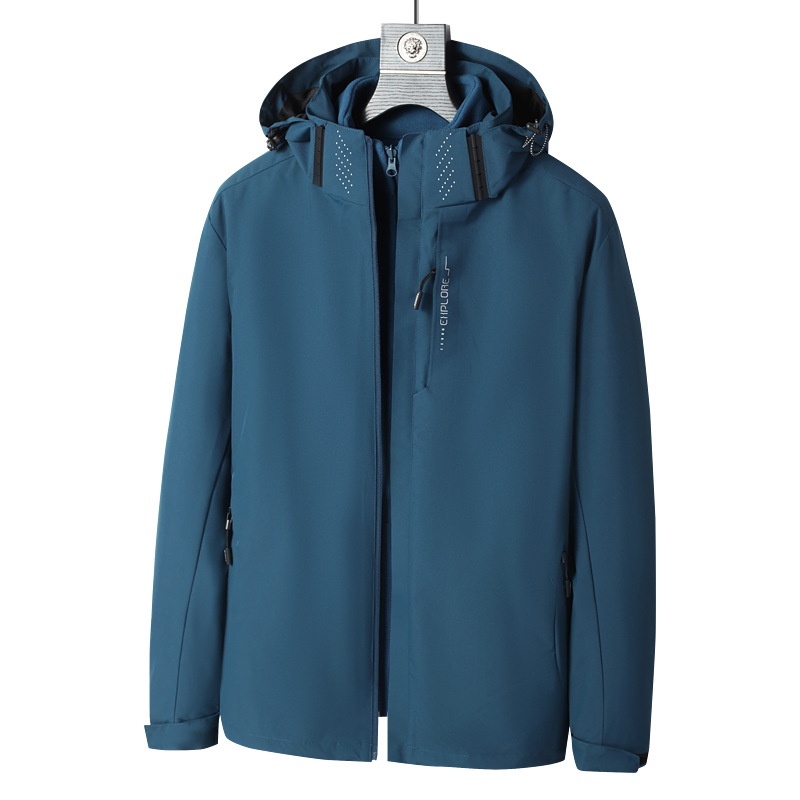 Boy Herren- und Damen 3-in-1 abnehmbare zweiteilige Outdoor-Jacke, winddicht und wasserdicht, Reise- und Bergsteigerbekleidung_voghion.com