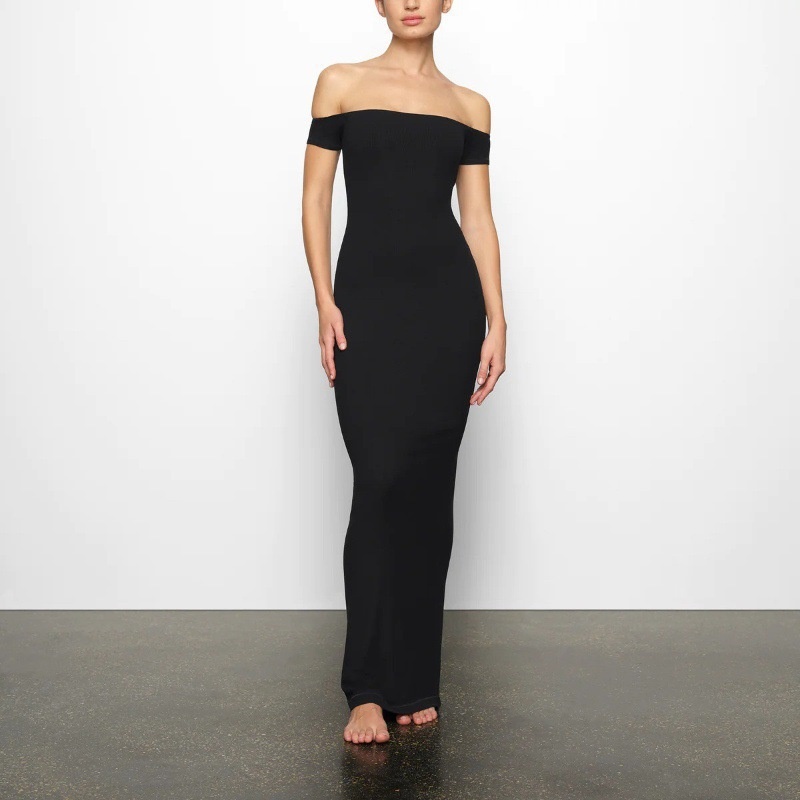 ChicShe Skims2025 Spring New For Women, Unique Design, Sexy Hot Girl Bodycon Dress, European And American Style Long Dress_voghion.com