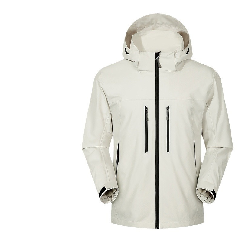 Boy Damen Drei-in-Eins Fleece-Daunenjacke mit wind- und wasserdichtem Futter für Outdoor-Reisen, geeignet für Damen und Herren, Kälteschutz_voghion.com