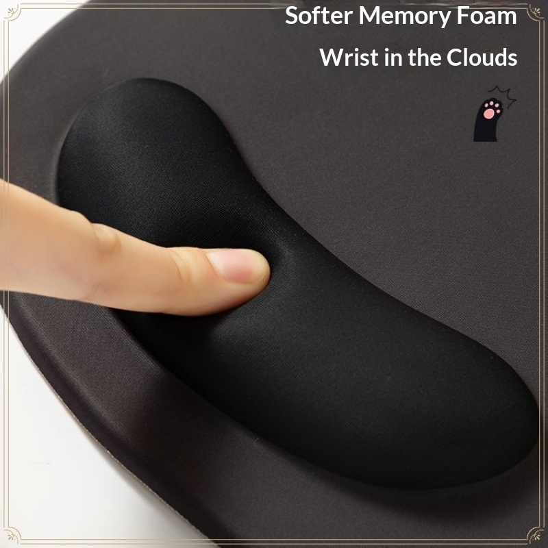 NeoGear NeoGear NeoGear Semplice Tappetino per Mouse a Forma di Gatto Arancione Garfield, Carino Poggiapolsi 3D, Piccolo Computer Portatile, Scrivania da Ufficio, Resistente allo Sporco_voghion.com