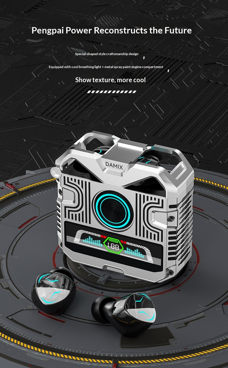 NeoGear NeoGear Vente en gros transfrontalière GQ-11 Modèle privé Mécanique Sans fil Intelligent Écran numérique Couleur Écouteurs intra-auriculaires TWS_voghion.com