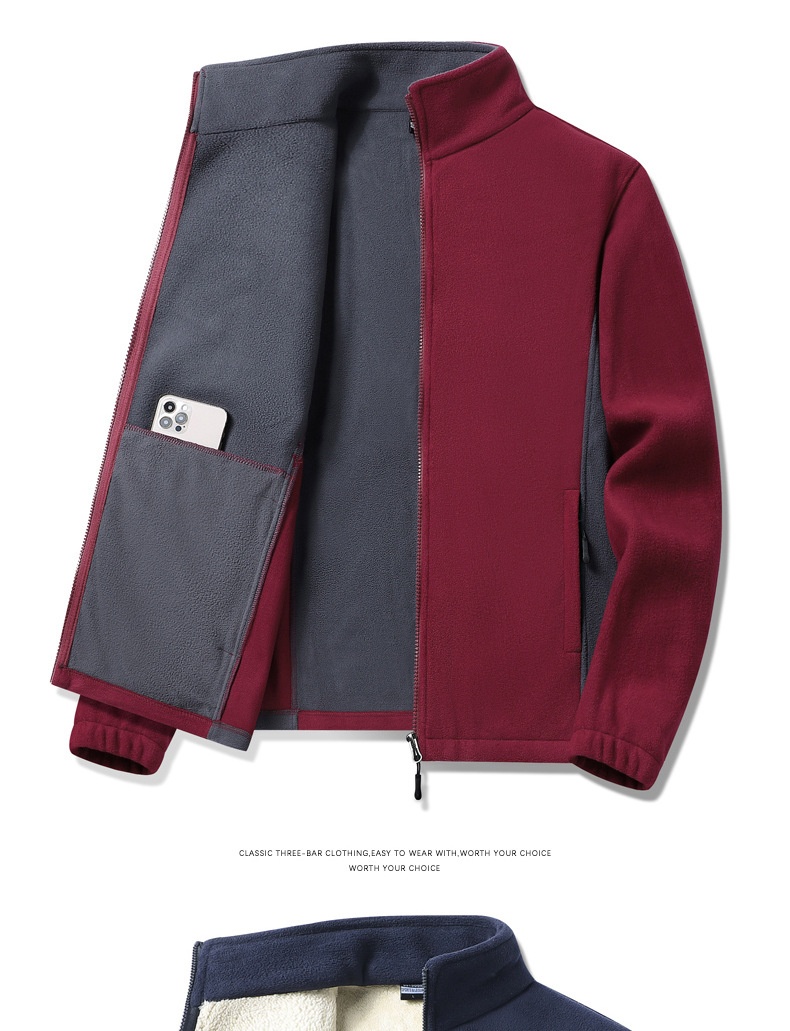 boy Boy Autumn Winter Lamb Wool Men's Jacket Fleece Lined Oversized Loose Warm Coat For Men Plus Size_voghion.com