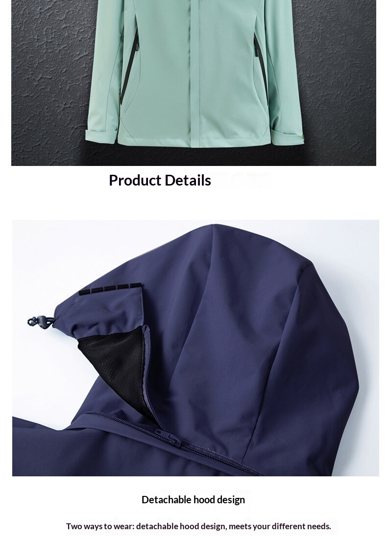 boy Boy Factory Direct Sale Spring Autumn New Outdoor Single Jacket For Women And Men, Couple's Windbreaker, Hooded Solid Color_voghion.com