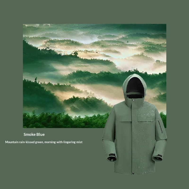 boy Boy Tuo Road Same Style Jacket Women Three-in-One Men Outdoor Windproof Waterproof Mountaineering Clothing Coat Enterprise_voghion.com