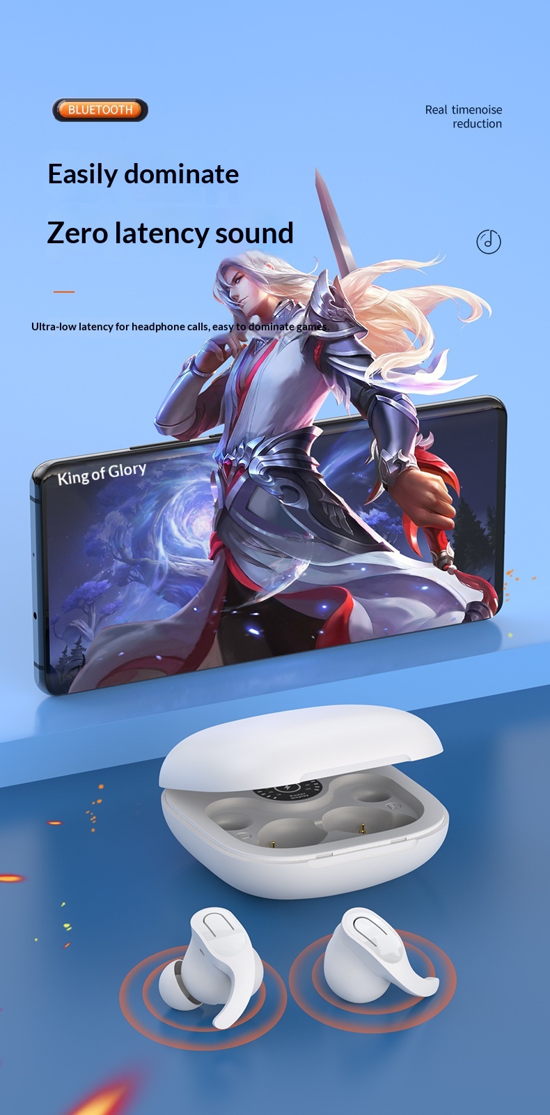 NeoGear NeoGear Cross-border TWS True Wireless Bluetooth Earbuds High-Quality Sound In-Ear Running Sports Long Battery Life Gaming_voghion.com