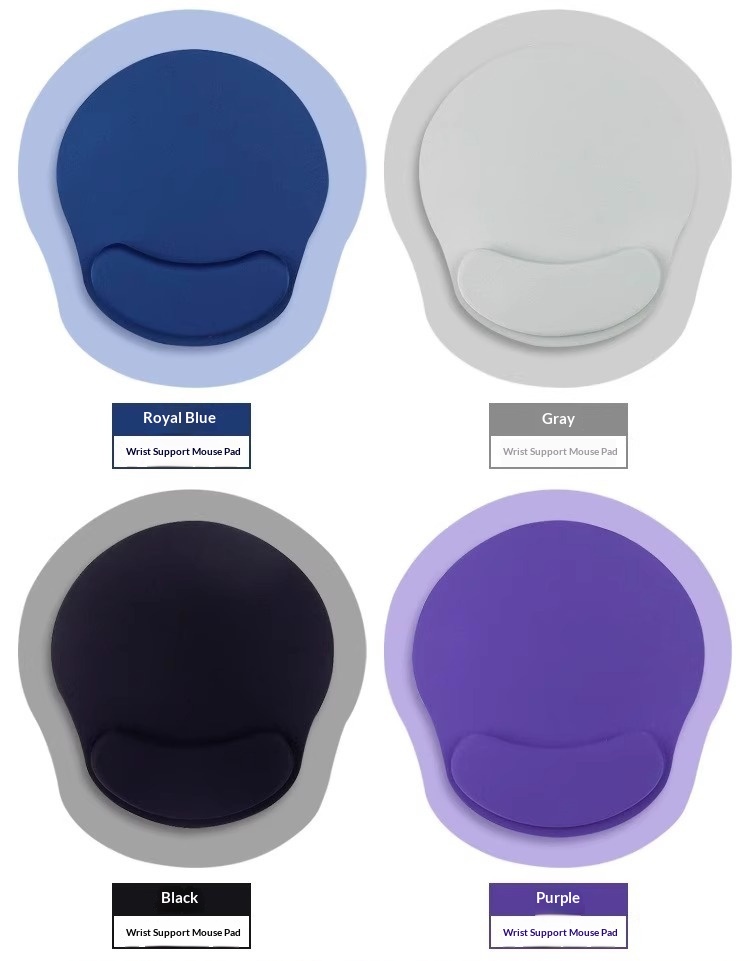 NeoGear NeoGear NeoGear Ice Silk Rest Mouse Pad For Men And Women, Solid Color Computer Laptop Pad, 3D Stereo Wear-resistant Silicone Wrist_voghion.com