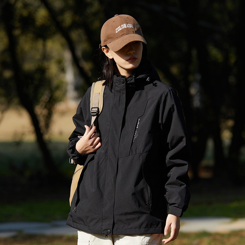 boy Boy Women's Trendy Brand Three-in-One Detachable Two-Piece With Fleece Lining, Thickened Men's Mink Velvet Windproof_voghion.com