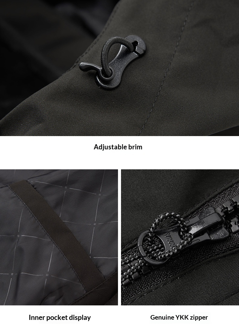 Boy Outdoor 3-in-1 Set für Damen und Herren, Tech Wasserdicht, Winddicht, Temperaturkonstant, Modisch, Verschleißfest,_voghion.com