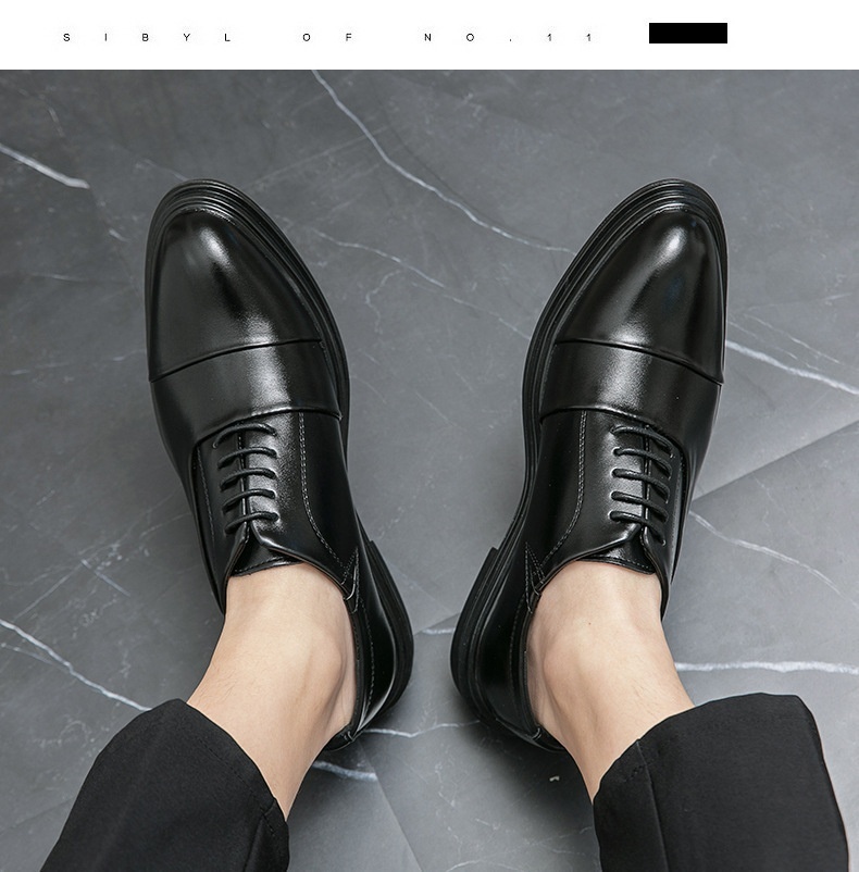 Scarpe Derby da uomo in pelle Voyage Cross-Border, taglie forti, formali, alla moda, patchwork, basse, stringate, a punta, casual da lavoro_voghion.com