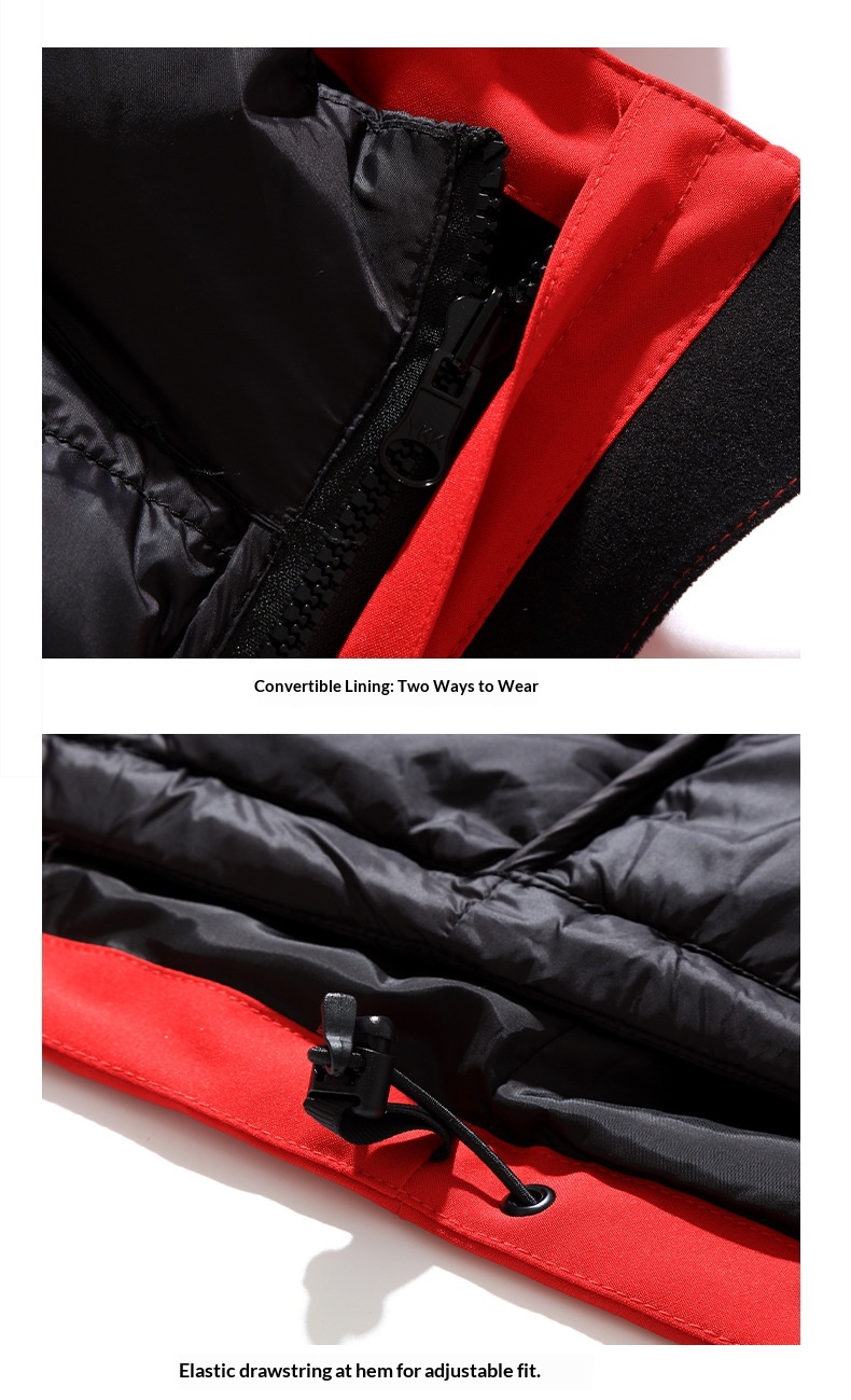 boy Boy High-End Down Liner Outdoor Jacket Men's Mountaineering Ski Suit Travel Team Workwear Design_voghion.com