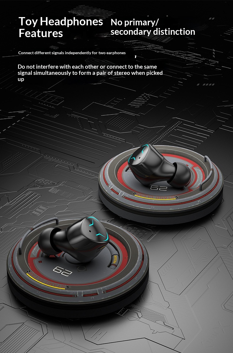 NeoGear NeoGear Vente en gros transfrontalière GQ-11 Modèle privé Mécanique Sans fil Intelligent Écran numérique Couleur Écouteurs intra-auriculaires TWS_voghion.com