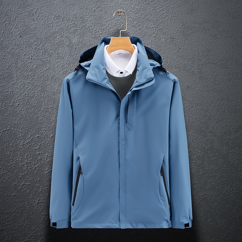 boy Boy Factory Direct Sale Spring Autumn New Outdoor Single Jacket For Women And Men, Couple's Windbreaker, Hooded Solid Color_voghion.com